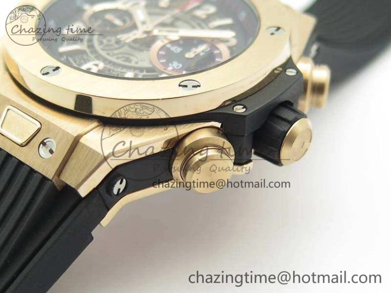 Durable Big Bang Unico 45mm RG 3AF Best Edition Gray Dial On Rubber Strap A 6933