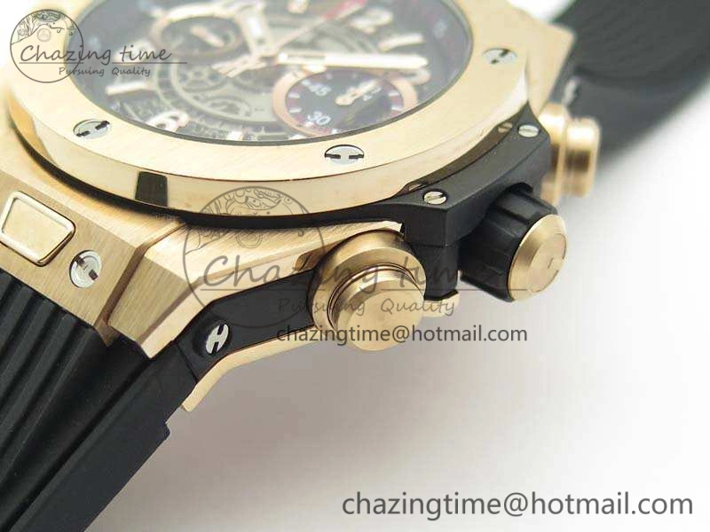 Durable Big Bang Unico 45mm RG 3AF Best Edition Gray Dial On Rubber Strap A 6933
