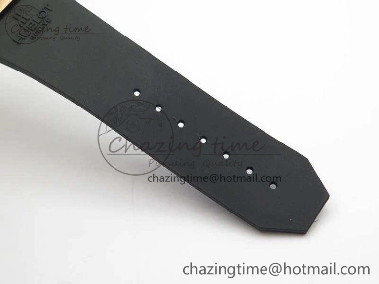 Big Bang Unico 45mm RG Diamond 3AF Best Edition Gray Dial On Rubber Strap A Comfortable 6930