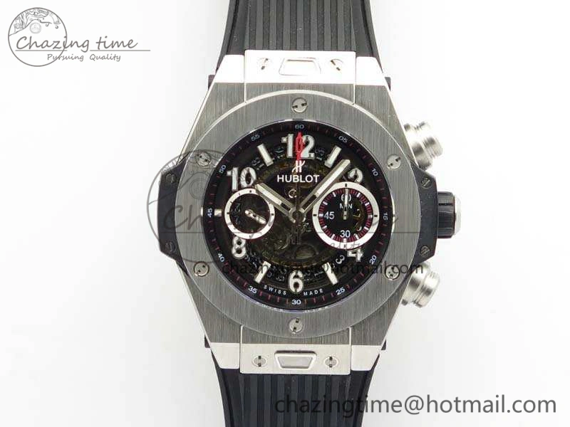 Big Bang Unico 45mm SS 3AF Best Edition Black Dial On Rubber Strap A Practical 6937
