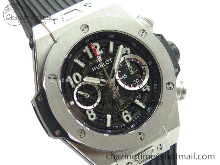 Big Bang Unico 45mm SS 3AF Best Edition Black Dial On Rubber Strap A Practical 6937
