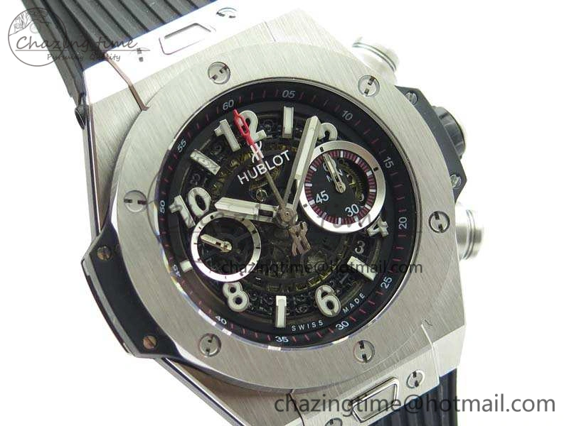 Big Bang Unico 45mm SS 3AF Best Edition Black Dial On Rubber Strap A Practical 6937