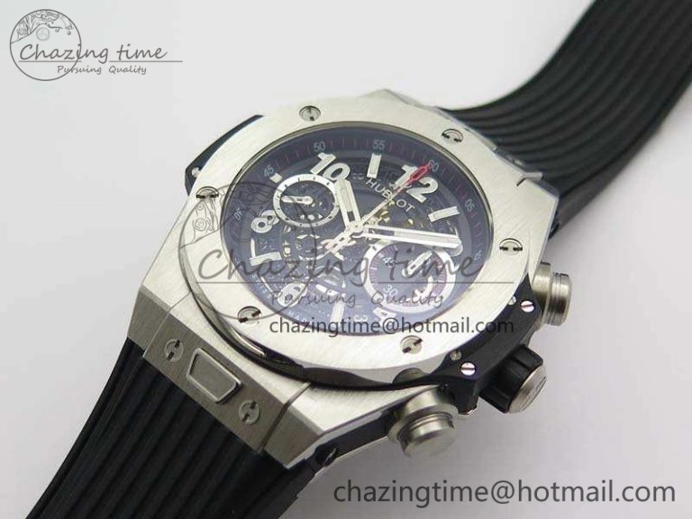 Big Bang Unico 45mm SS 3AF Best Edition Black Dial On Rubber Strap A Practical 6937