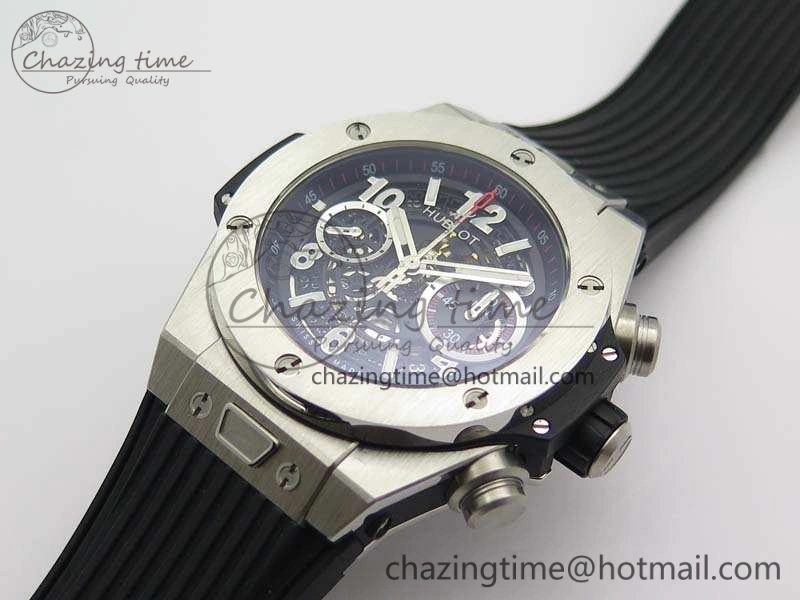 Big Bang Unico 45mm SS 3AF Best Edition Black Dial On Rubber Strap A Practical 6937