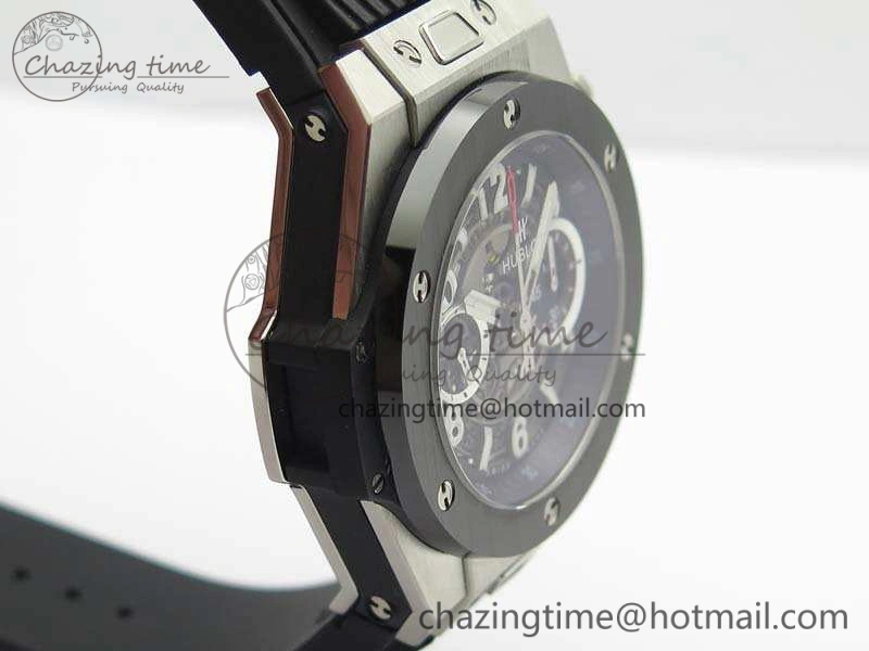 Big Bang Unico 45mm SS 3AF Best Edition Gray Dial Ceramic Bezel On Rubber Strap A Affordable 6934