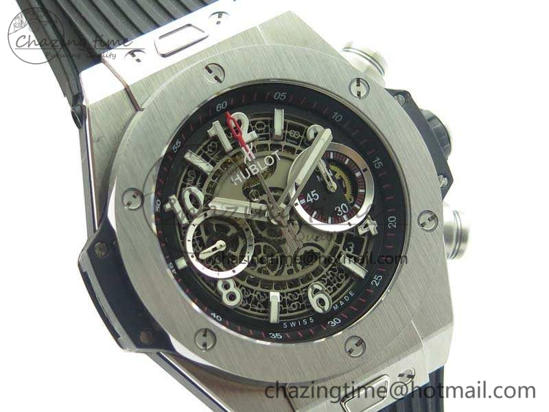 Big Bang Unico 45mm SS 3AF Best Edition Gray Dial On Rubber Strap A Premium 6938