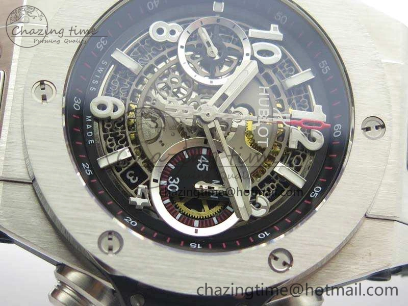 Big Bang Unico 45mm SS 3AF Best Edition Gray Dial On Rubber Strap A Premium 6938
