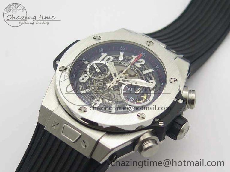 Big Bang Unico 45mm SS 3AF Best Edition Gray Dial On Rubber Strap A Premium 6938