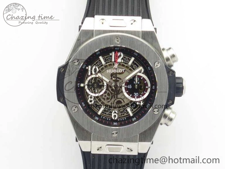 Big Bang Unico 45mm SS 3AF Best Edition Gray Dial On Rubber Strap A Premium 6938