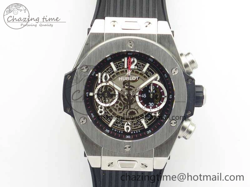 Big Bang Unico 45mm SS 3AF Best Edition Gray Dial On Rubber Strap A Premium 6938