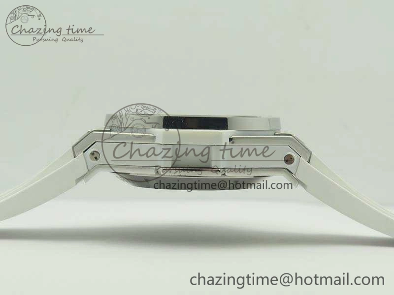 Big Bang Unico 45mm SS 3AF Best Edition White Dial On Rubber Strap A SmoothTexture 6917