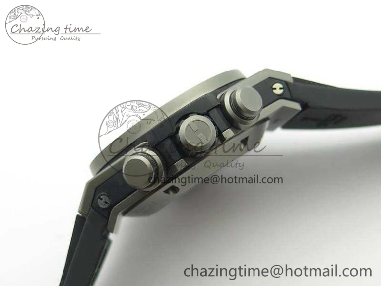 Chic Big Bang Unico 45mm Satin-Polished Steel 3AF Best Edition Gray Dial On Rubber Strap A 6923