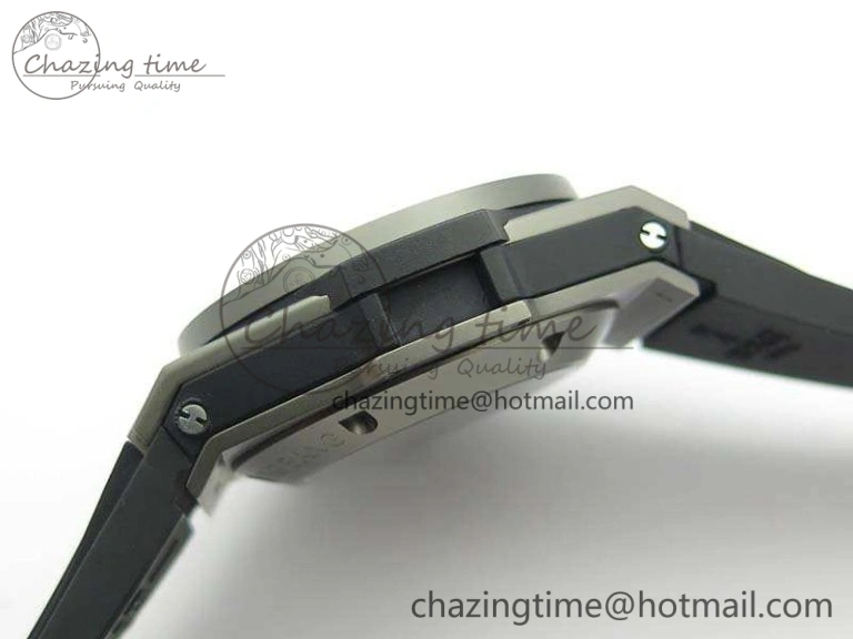 Chic Big Bang Unico 45mm Satin-Polished Steel 3AF Best Edition Gray Dial On Rubber Strap A 6923