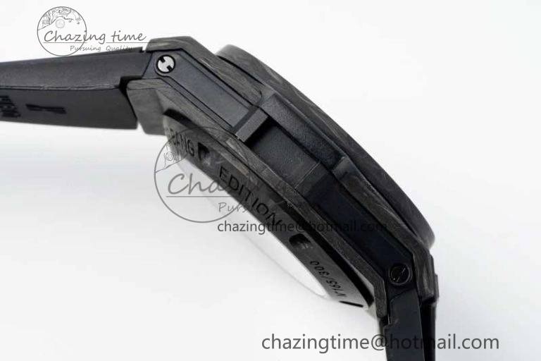 Elegant Big Bang Unico Black Carbon TWF Best Edition Skeleton Dial on Black Rubber Strap A 6764