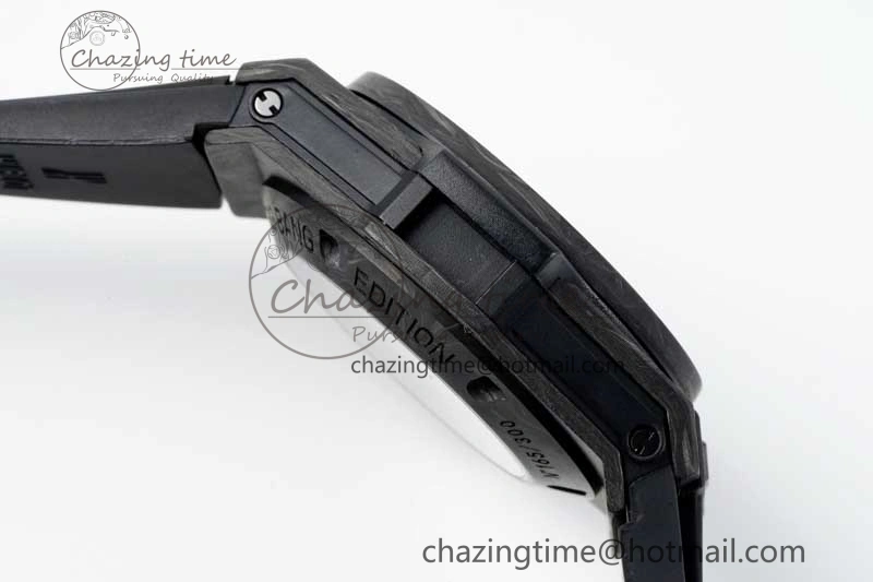 Elegant Big Bang Unico Black Carbon TWF Best Edition Skeleton Dial on Black Rubber Strap A 6764