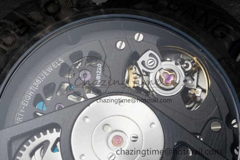 Elegant Big Bang Unico Black Carbon TWF Best Edition Skeleton Dial on Black Rubber Strap A 6764