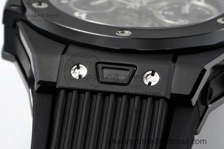 EasyCare Big Bang Unico Black Ceramic ZF 1:1 Best Edition Skeleton Dial on Black Rubber Strap A 6774