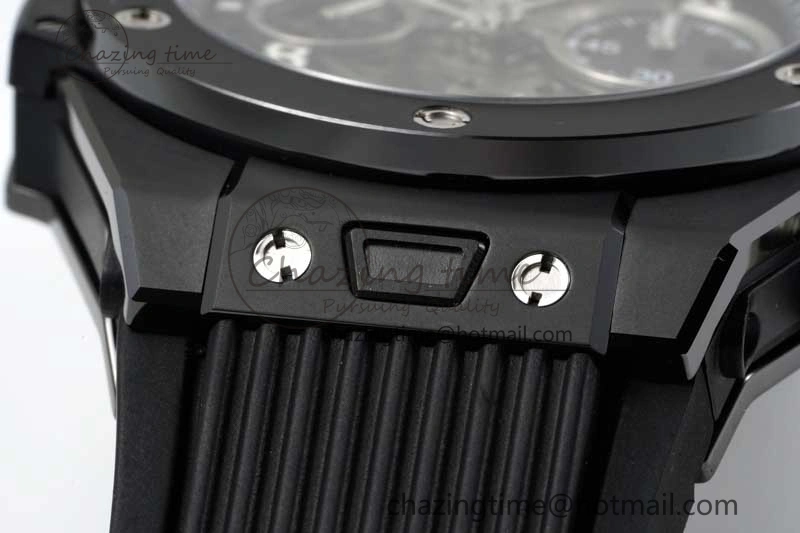 EasyCare Big Bang Unico Black Ceramic ZF 1:1 Best Edition Skeleton Dial on Black Rubber Strap A 6774