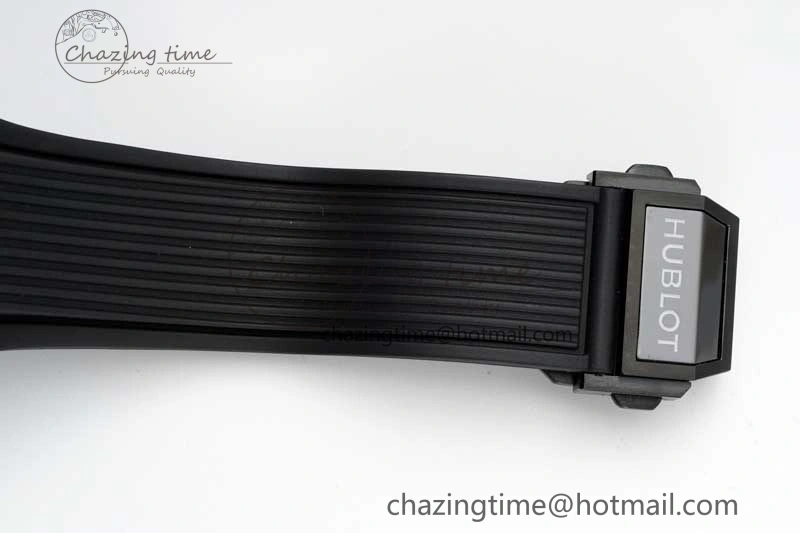 EasyCare Big Bang Unico Black Ceramic ZF 1:1 Best Edition Skeleton Dial on Black Rubber Strap A 6774