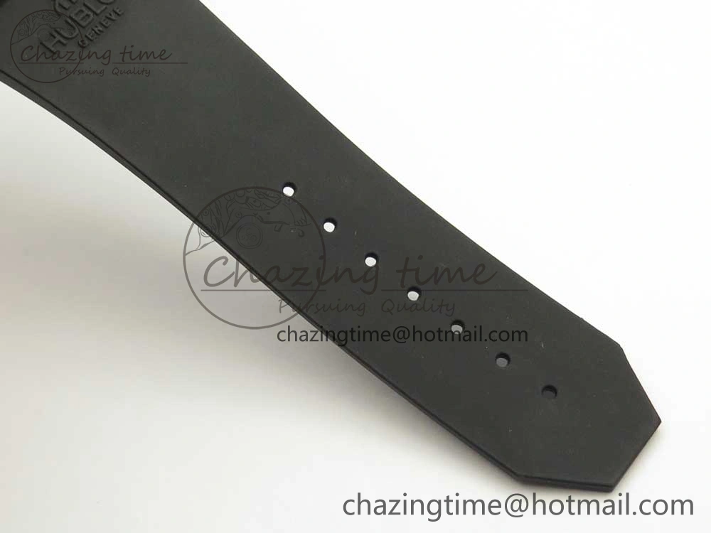 Stylish Big Bang Unico Black Magic Sapphire 45mm OXF Best Edition Black Dial on Black Rubber Strap A 6847