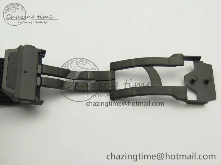 Stylish Big Bang Unico Black Magic Sapphire 45mm OXF Best Edition Black Dial on Black Rubber Strap A 6847