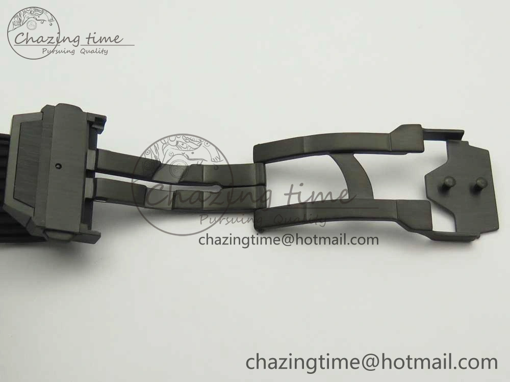 Stylish Big Bang Unico Black Magic Sapphire 45mm OXF Best Edition Black Dial on Black Rubber Strap A 6847