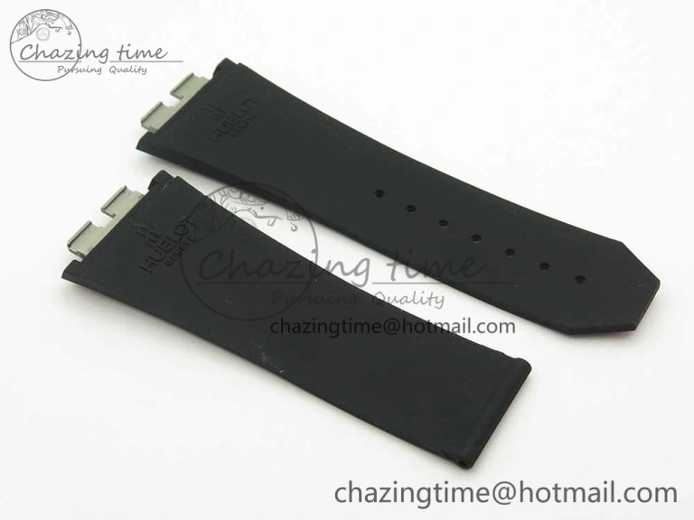 Big Bang Unico Black Magic Sapphire 45mm OXF Best Edition Rainbow Crystal Bezel Black Dial on Black Rubber Strap A Elegant 6851