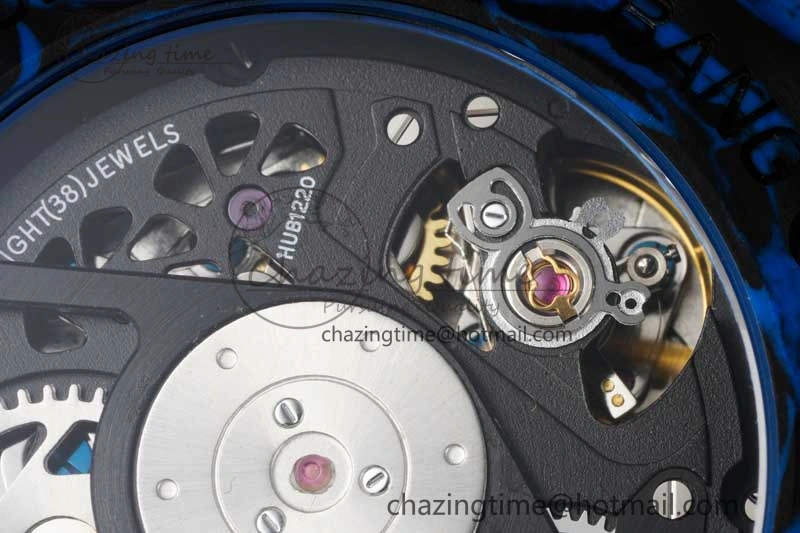 Big Bang Unico Blue Carbon TWF Best Edition Skeleton Dial on Black Rubber Strap A StreetReady 6765