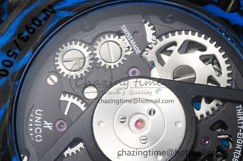 Big Bang Unico Blue Carbon TWF Best Edition Skeleton Dial on Black Rubber Strap A StreetReady 6765