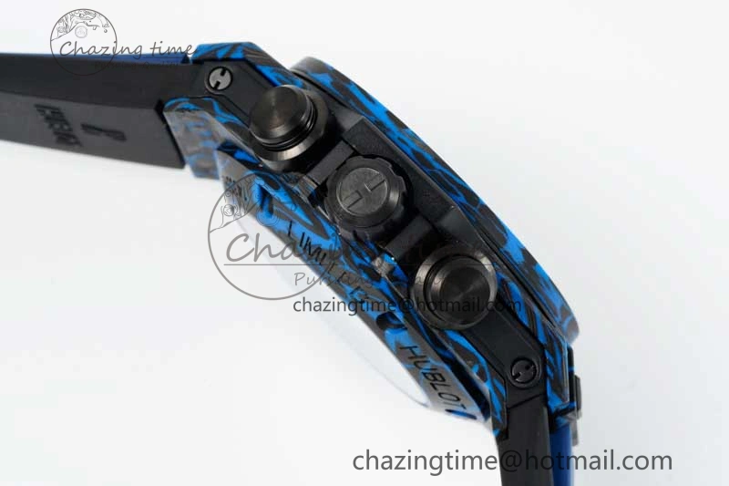 Big Bang Unico Blue Carbon TWF Best Edition Skeleton Dial on Black Rubber Strap A StreetReady 6765