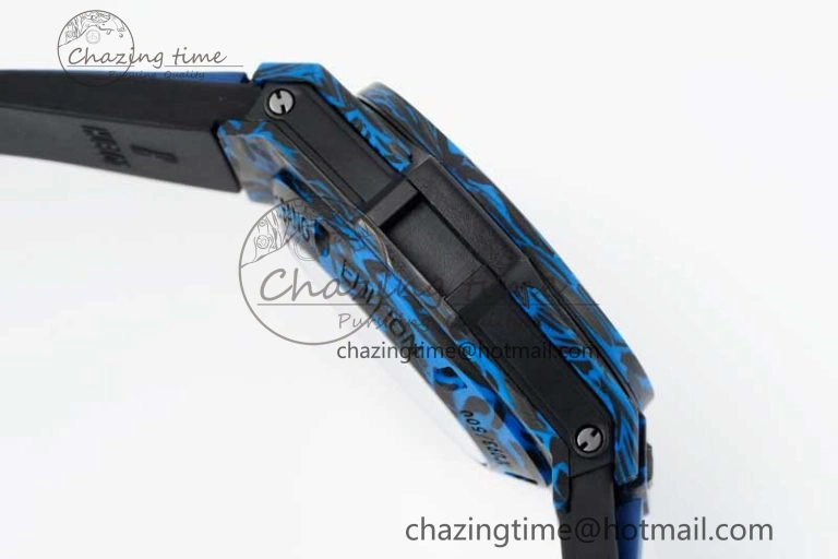 Big Bang Unico Blue Carbon TWF Best Edition Skeleton Dial on Black Rubber Strap A StreetReady 6765