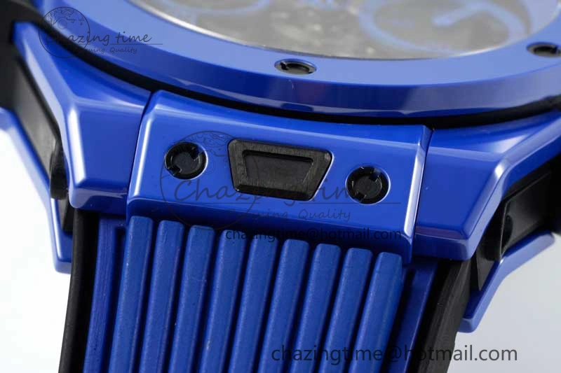Big Bang Unico Blue Magic Ceramic ZF 1:1 Best Edition Skeleton Dial on Blue Rubber Strap A Modern 6771