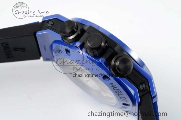 Big Bang Unico Blue Magic Ceramic ZF 1:1 Best Edition Skeleton Dial on Blue Rubber Strap A Modern 6771