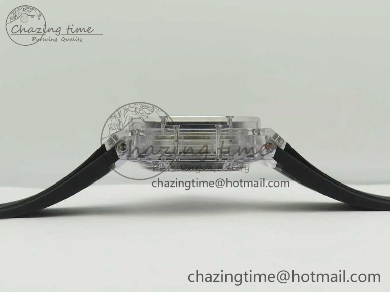 Big Bang Unico Magic Sapphire 45mm OXF Best Edition Skeleton Dial on Black Rubber Strap A Comfortable 6854