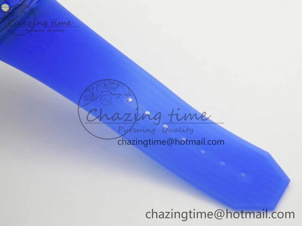 Big Bang Unico Magic Sapphire Blue 45mm OXF Best Edition Skeleton Dial on Blue Rubber Strap A Seasonal 6845