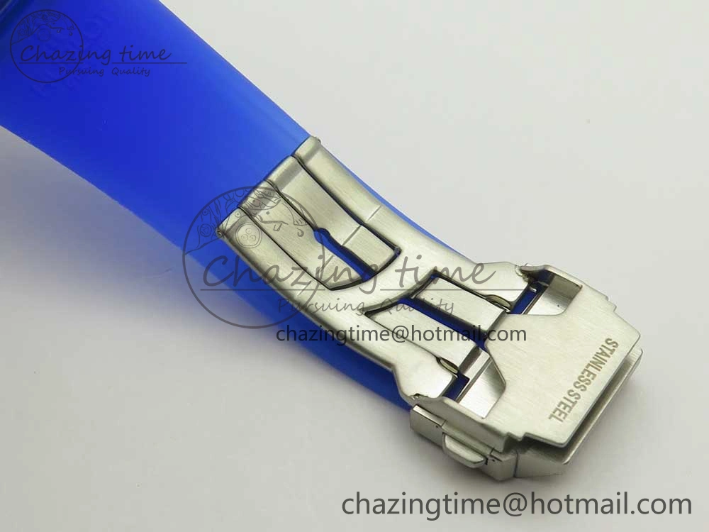 Big Bang Unico Magic Sapphire Blue 45mm OXF Best Edition Skeleton Dial on Blue Rubber Strap A Seasonal 6845