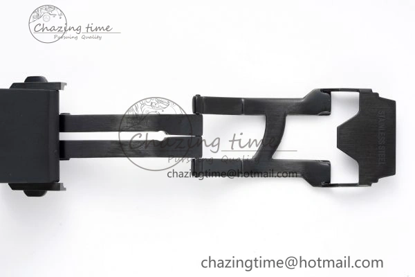 Big Bang Unico RG 45mm BBF 1:1 Best Edition Blue Ceramic Bezel Skeleton Dial on Black Rubber Strap A NewStyle 6757