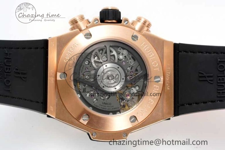 Vibrant Big Bang Unico Rainbow King RG 45mm ZF 1:1 Best Edition on Rainbow Gummy Strap A 6775