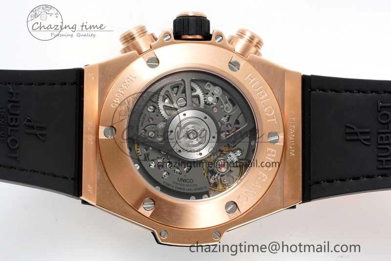 Vibrant Big Bang Unico Rainbow King RG 45mm ZF 1:1 Best Edition on Rainbow Gummy Strap A 6775