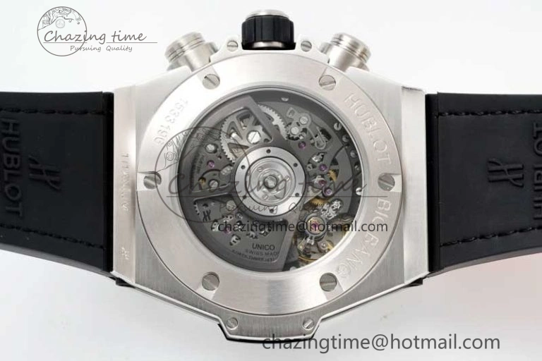 WeatherProof Big Bang Unico Rainbow King SS 45mm ZF 1:1 Best Edition on Rainbow Gummy Strap A 6778