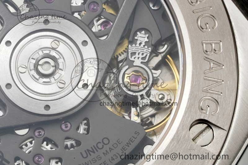 WeatherProof Big Bang Unico Rainbow King SS 45mm ZF 1:1 Best Edition on Rainbow Gummy Strap A 6778