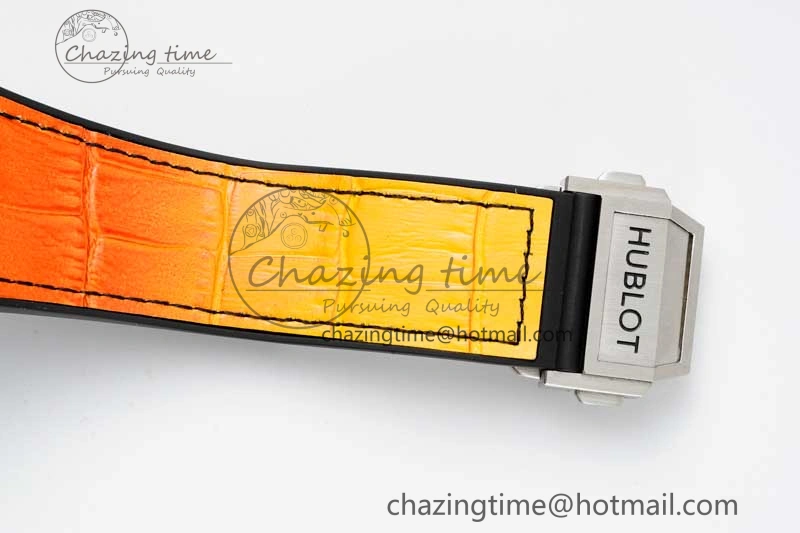 WeatherProof Big Bang Unico Rainbow King SS 45mm ZF 1:1 Best Edition on Rainbow Gummy Strap A 6778