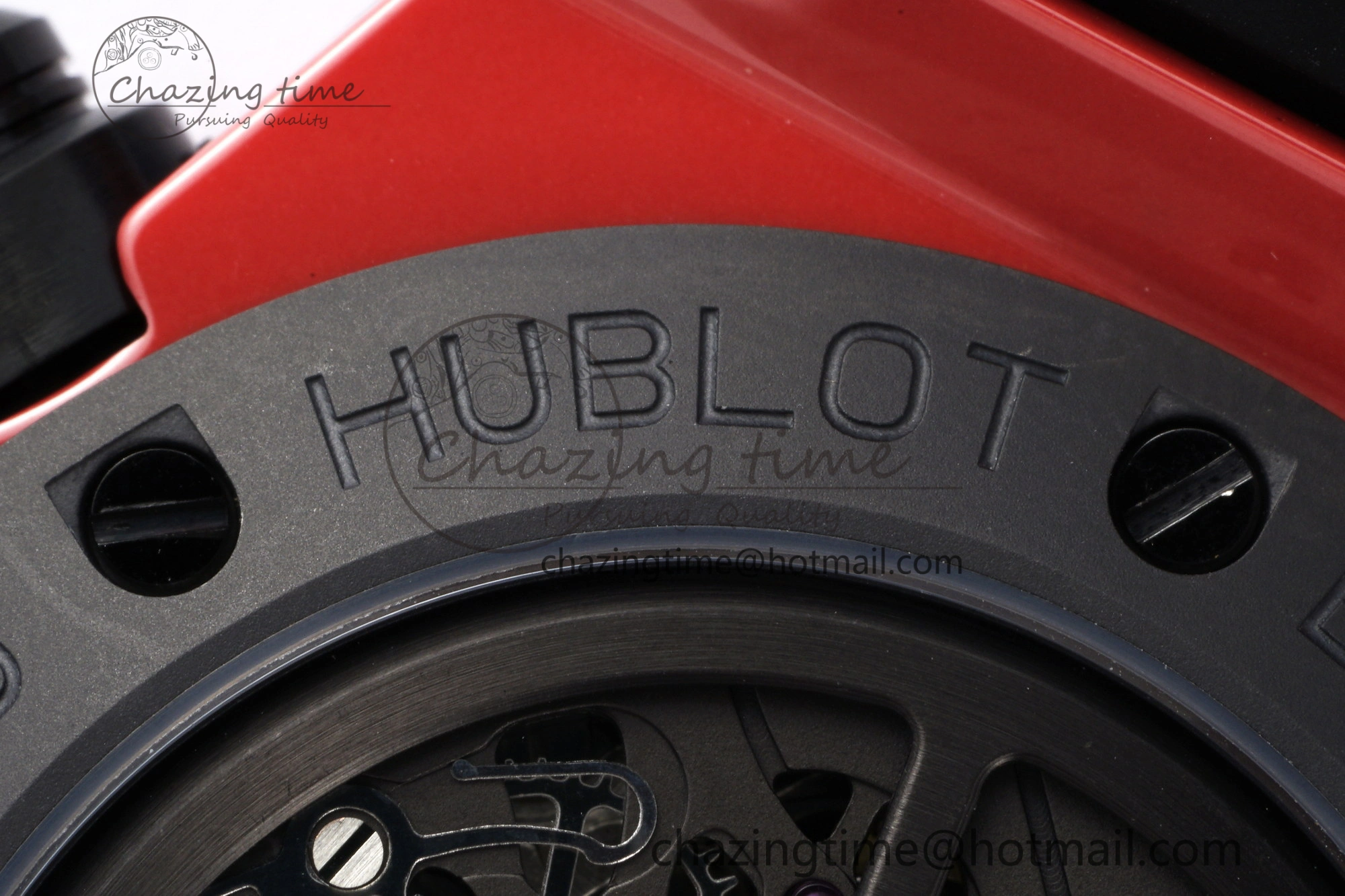 Big Bang Unico Red Magic Ceramic BBF 1:1 Best Edition Skeleton Dial on Red Rubber Strap A Breathable 6753