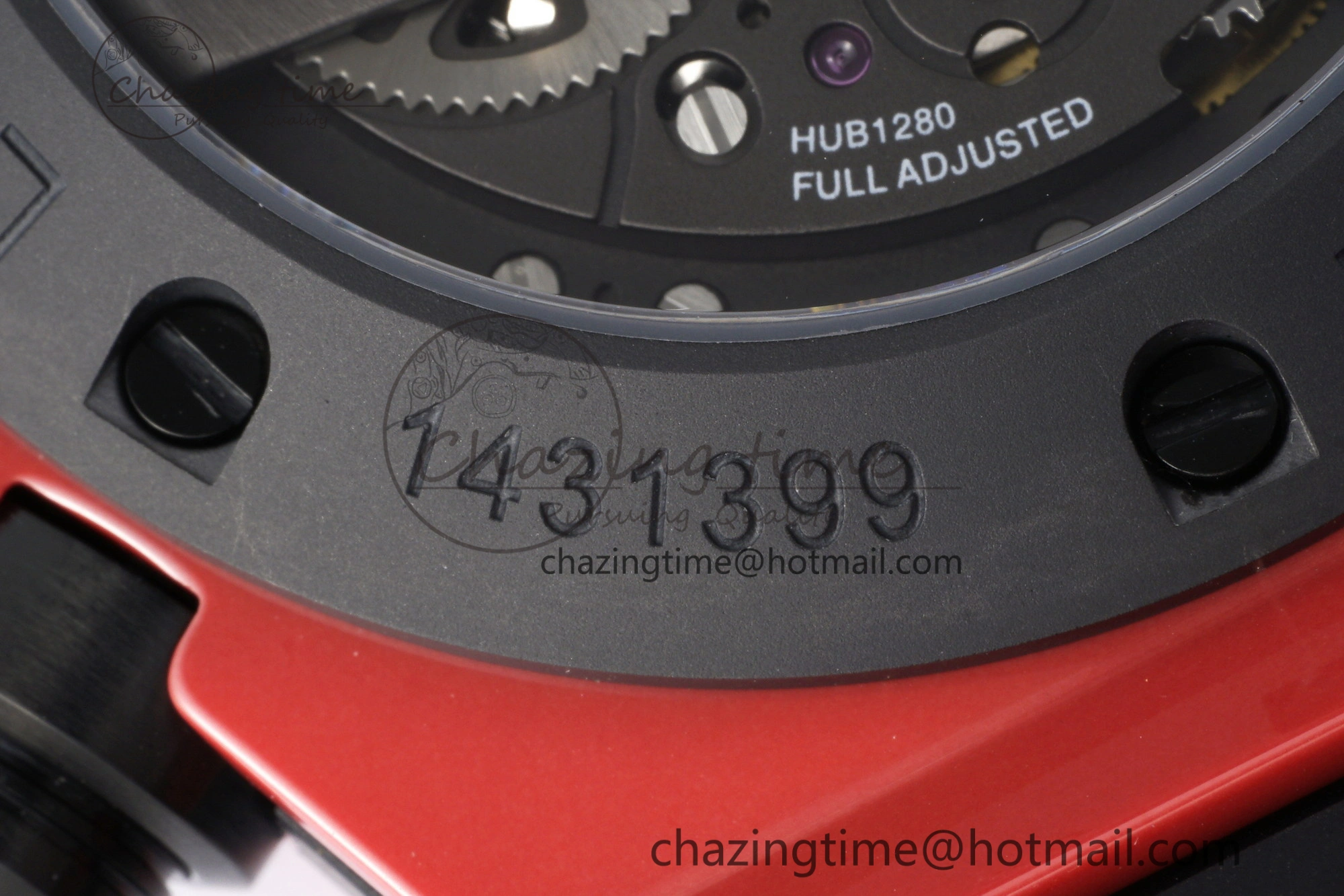 Big Bang Unico Red Magic Ceramic BBF 1:1 Best Edition Skeleton Dial on Red Rubber Strap A Breathable 6753