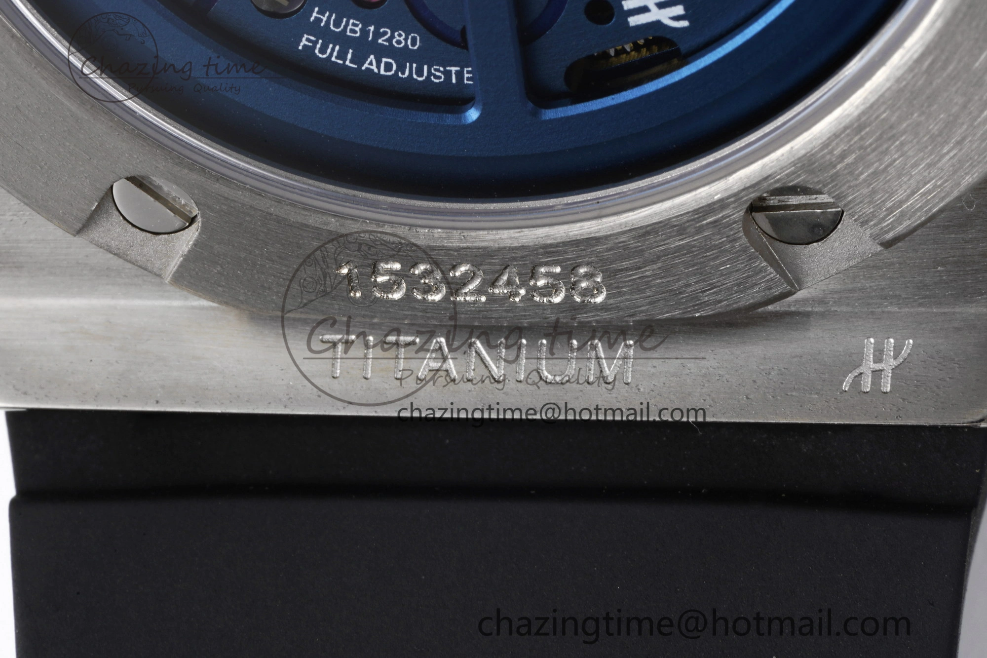 Big Bang Unico SS 45mm BBF 1:1 Best Edition Blue Ceramic Bezel Skeleton Dial on Black Rubber Strap A FreshLook 6758