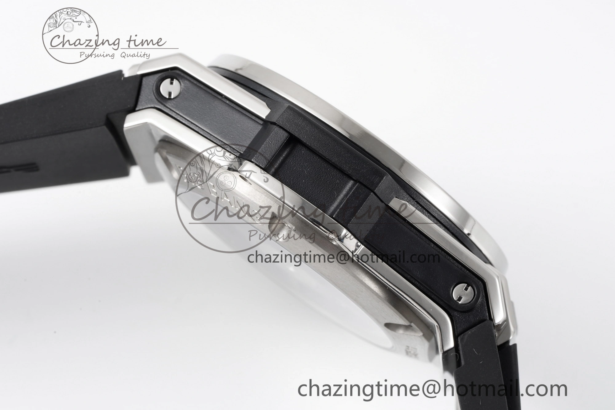 Big Bang Unico SS 45mm BBF 1:1 Best Edition Skeleton Dial on Black Rubber Strap A Soft 6756