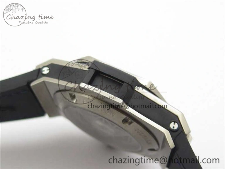 Big Bang Unico Sang Bleu Titanium HBF Skeleton Dial on Blue Gummy Strap HUB TopPick 6801