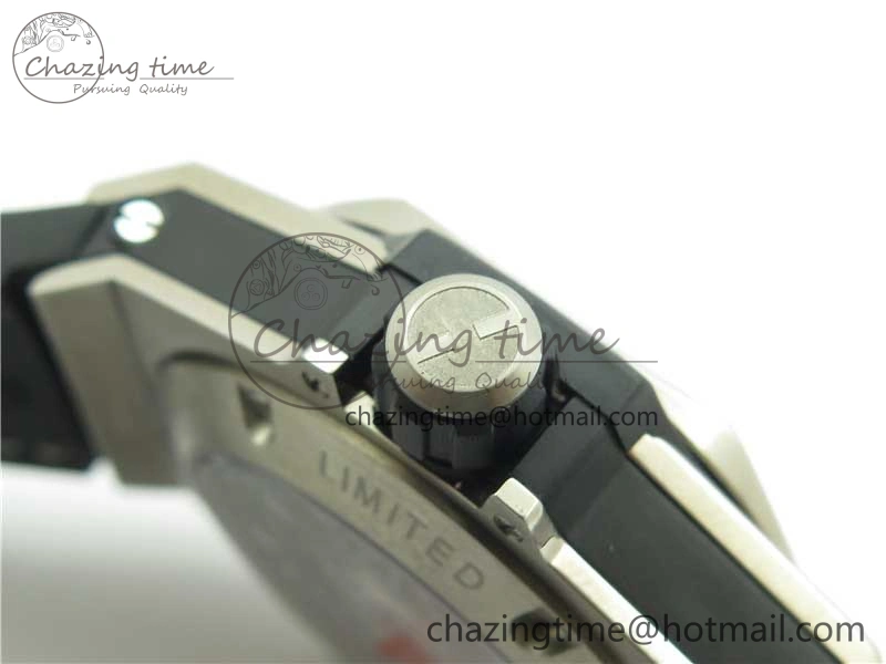 Big Bang Unico Sang Bleu Titanium HBF Skeleton Dial on White Gummy Strap HUB ComfortFit 6803