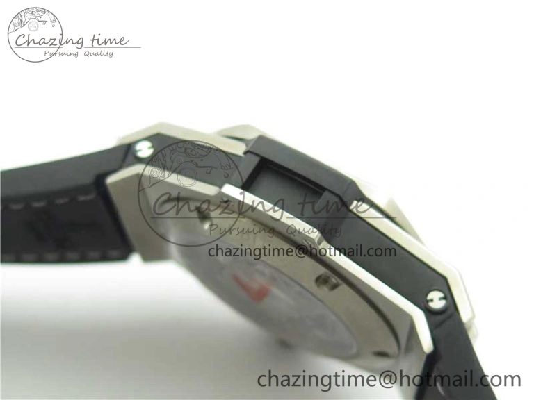 Big Bang Unico Sang Bleu Titanium HBF Skeleton Dial on White Gummy Strap HUB ComfortFit 6803