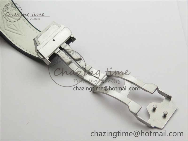 Big Bang Unico Sang Bleu Titanium HBF Skeleton Dial on White Gummy Strap HUB ComfortFit 6803
